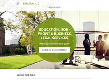 Tablet Screenshot of eeklegal.com